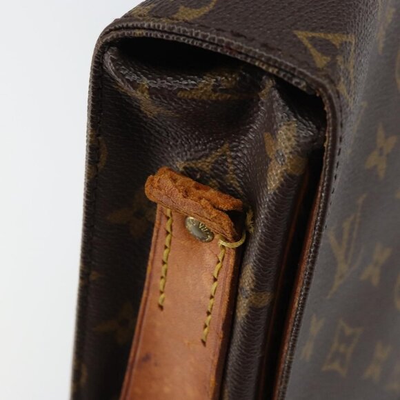 Authentic LOUIS VUITTON Monogram Cartouchiere GM Shoulder Bag M51252 LV - Picture 14 of 16